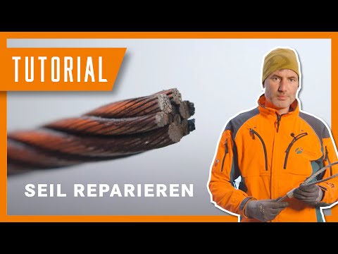 Tobi erklärt: Seil reparieren mit dem Flämischem Auge I Tutorial der Bayerischen Staatsforsten