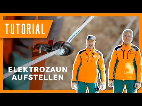 Elektrozaun richtig aufbauen I Tutorial der Bayerischen Staatsforsten