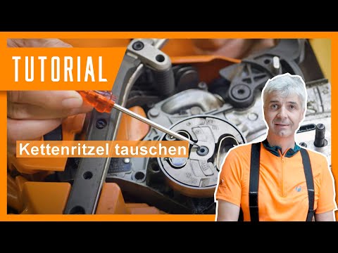 Kettenritzel bei der Motorsäge tauschen I Motorsäge reparieren I BaySF Tutorial