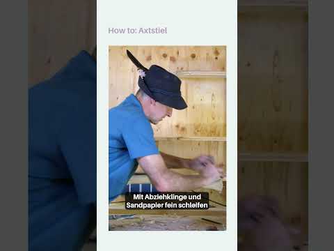 DIY Axtstiel herstellen | Axt selber bauen 🪓