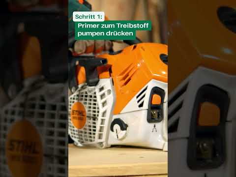 Motorsäge richtig starten: Profi-Tipps für Kettensäge-Anfänger 🔧🌲 | Schritt für Schritt erklärt