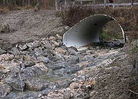 Wasserdurchlass bei der Kohlgrabenbrücke