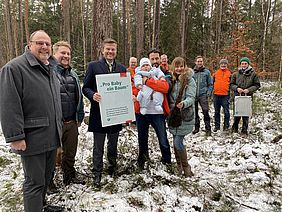 Bayerische Staatsforsten, Forstbetrieb Nürnberg, Baumpflanzung 