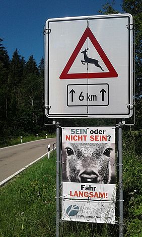 Wildwarnschild