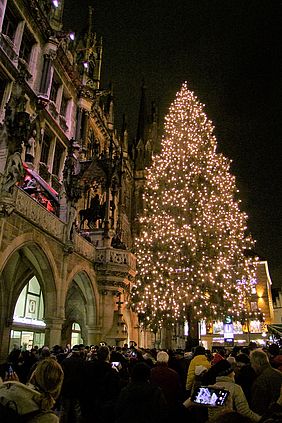 Christbaum Marienplatz München