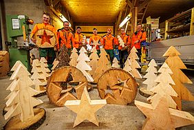 Weihnachtsdeko aus dem Wald