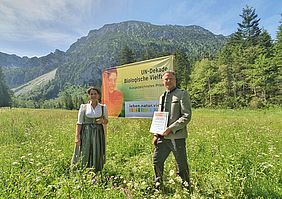 UN-Dekade Forstministerin Michaela Kaniber Gaßlalm Forstbetrieb Berchtesgarden Bayerische Staatsforsten