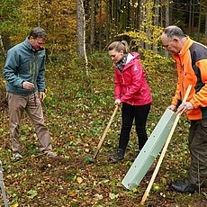 Bayerische Staatsforsten Forstbetrieb Heigenbrücken Klimawald Staatsministerin Gerlach