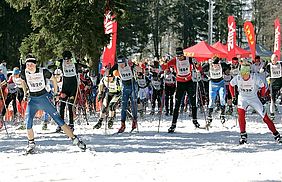 Skilanglauf Skadi Loppet im bayerischen Staatswald