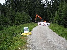 Aueralm Umleitung