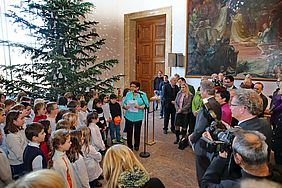 Christbaumübergabe im Landtag