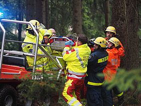 ASB Hundestaffel Rettungsübung Transport