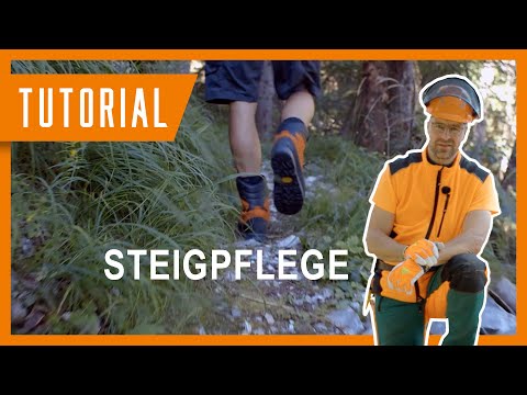 Richard zeigt: Steige richtig pflegen I #Wandern #Wanderweg Tutorial  der Bayerischen Staatsforsten
