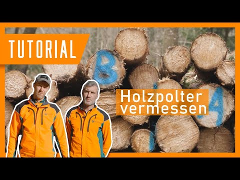 Holzvermessung Polter I Wie vermesse ich einen Holzpolter? #Tutorial