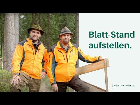 Erfolgreiche Blattjagd - Blatt-Stand aufstellen | Jagd-Tutorial der Bayerischen Staatsforsten