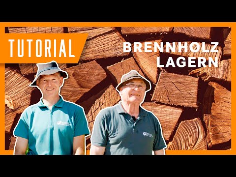 Brennholz richtig lagern: Tipps von Sepp & Toni | Tutorial und Anleitung der BaySF