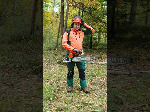 Gefährlicher Startfehler! ❌ So NICHT mit der Motorsäge umgehen #kettensäge #motorsäge