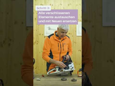 Wie tausche ich ein Kettenritzel ⚙🔧 Forstwirtschaftsmeister Wolfi zeigt euch wie’s geht!