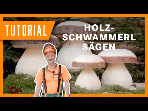 Holzpilz schnitzen mit der Motorsäge: DIY-Tutorial der Bayerischen Staatsforsten