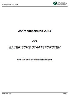 Jahresabschluss 2014