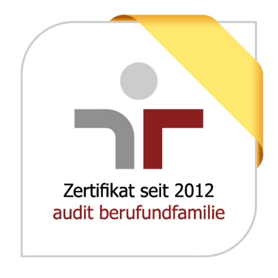 Zertifikat berufundfamilie