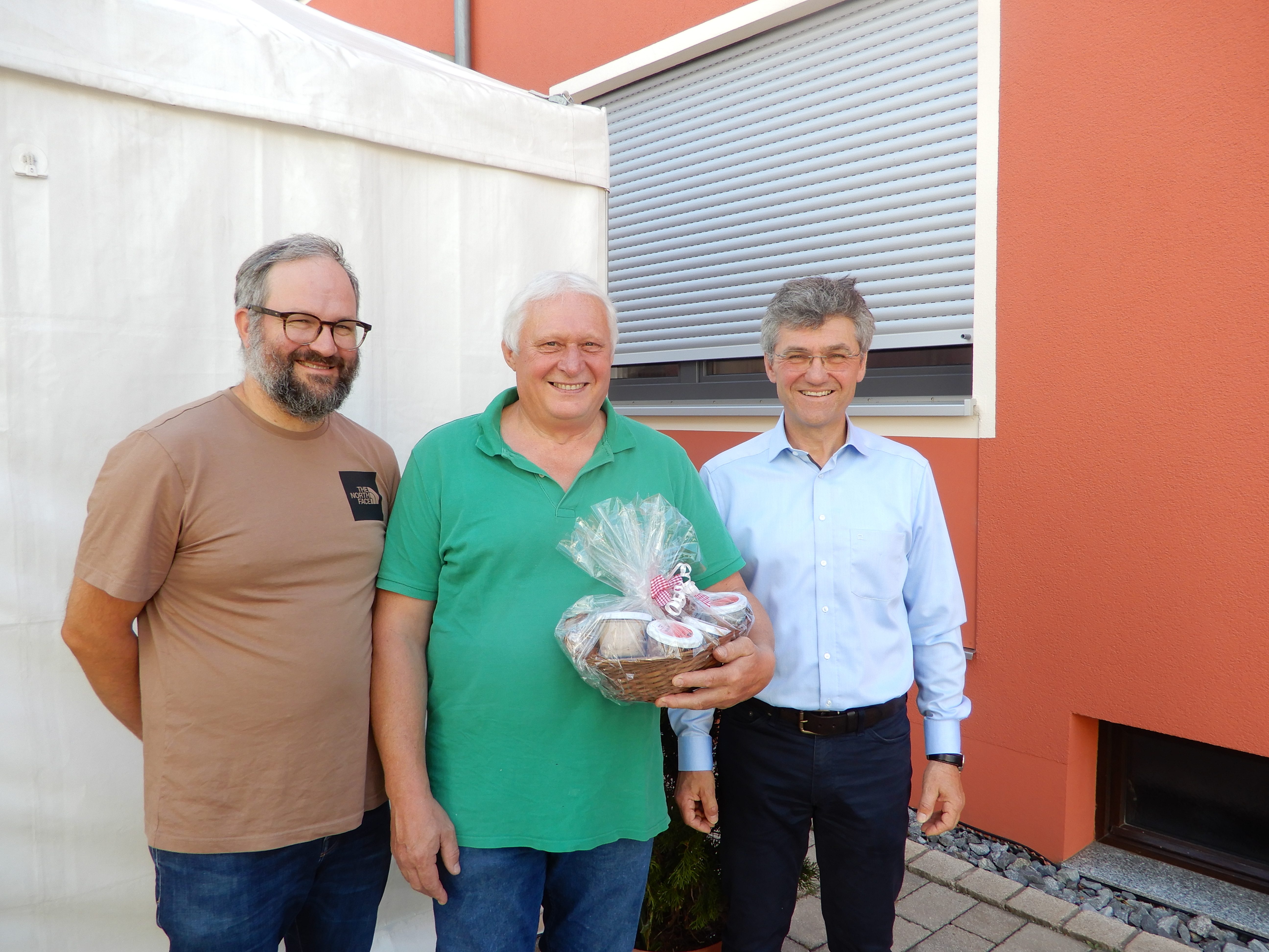 Revierleiter Alfons Herzog verabschiedet.