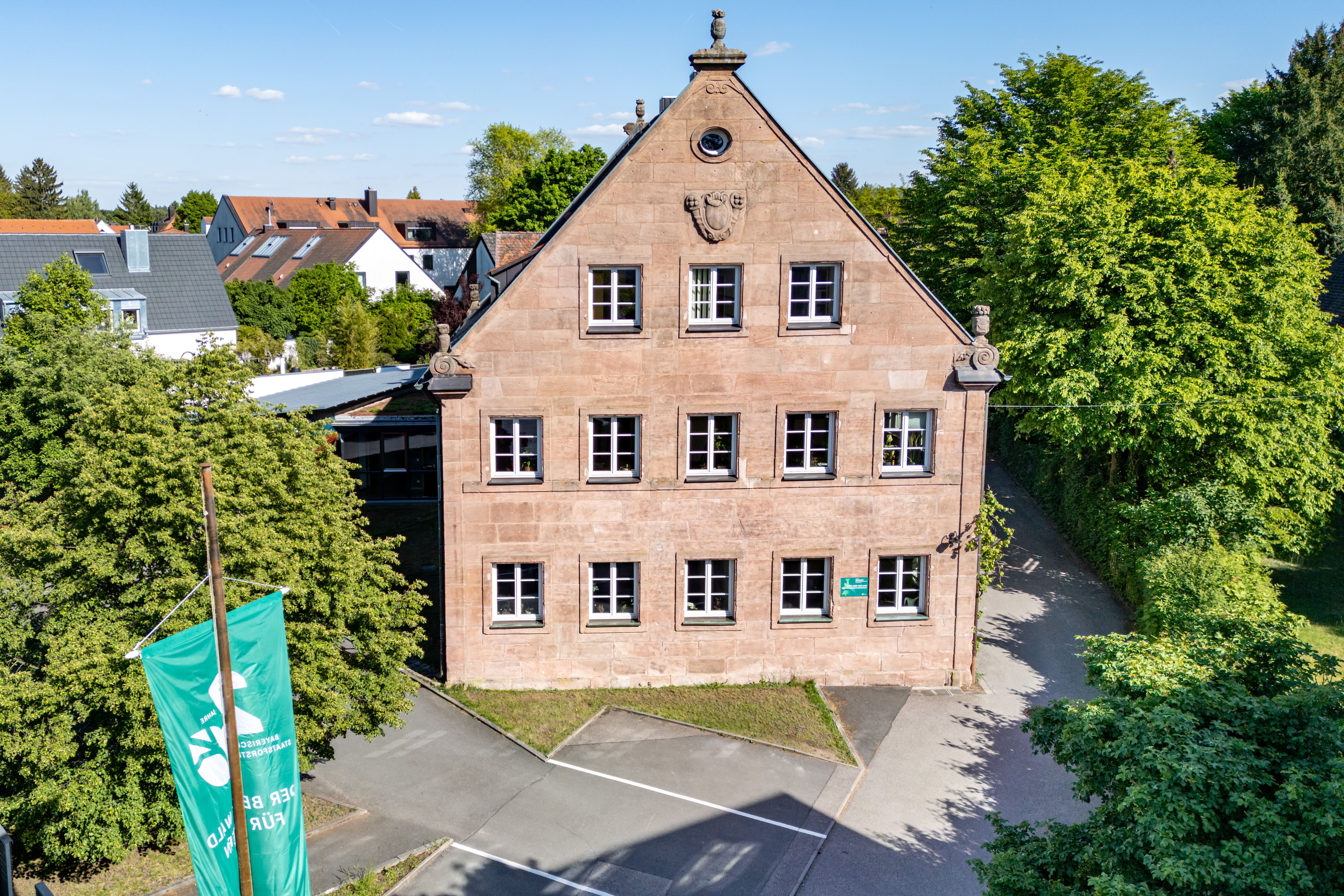 Der Forstbetrieb Nürnberg aus der Vogelperspektive