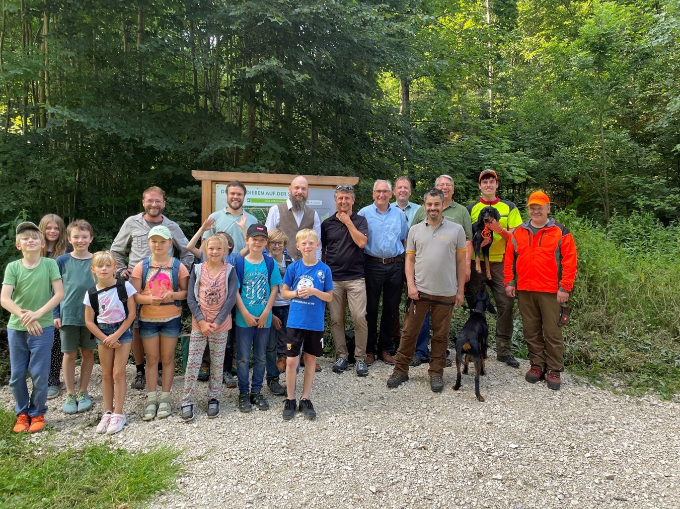 Eröffnung des Walderlebnispfades Aystetten