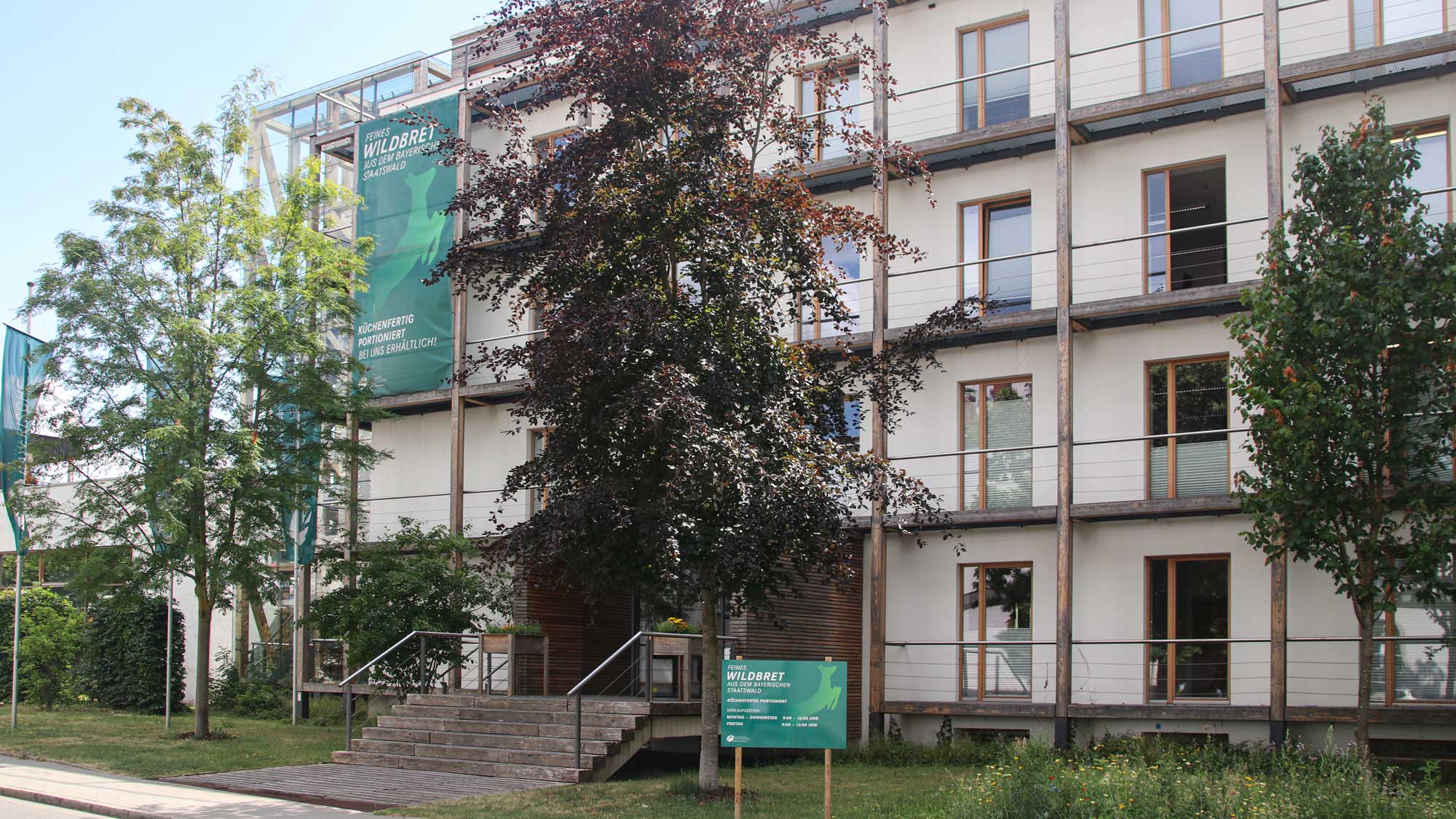Unternehmenszentrale Gebäude Regensburg Bayerische Staatsforsten Willkommen