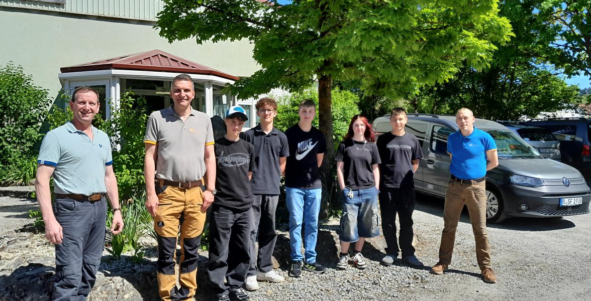 5 neue Azubis für den Forstbetrieb Arnstein