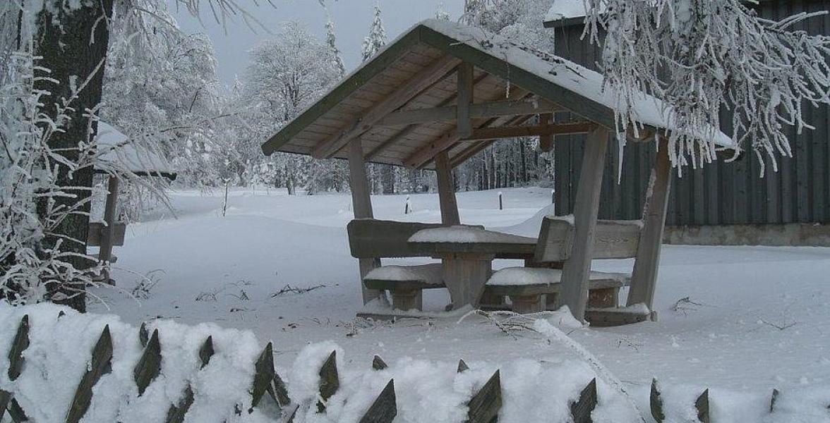 Silberhuette im Winter