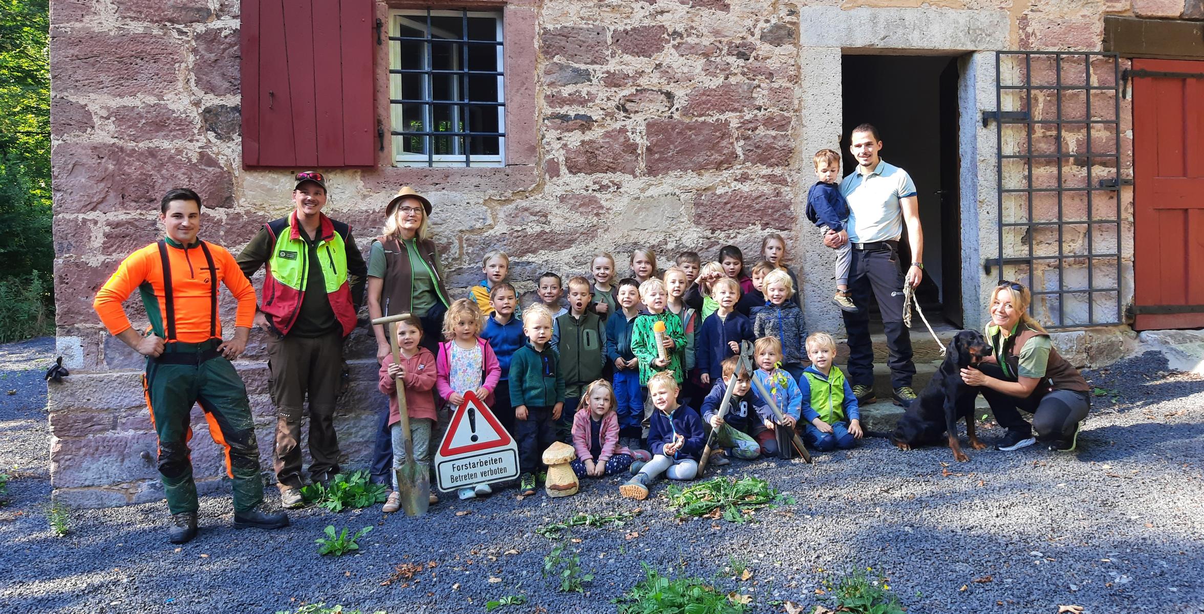 Exkursion des Waldkindergartens