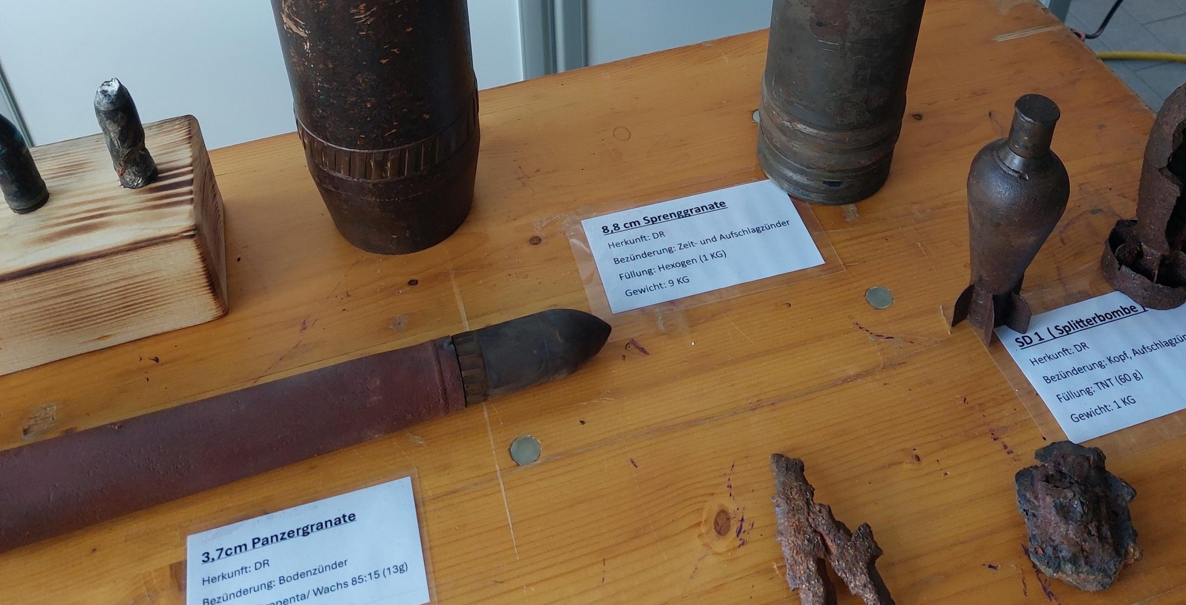 Alte Militärmunition