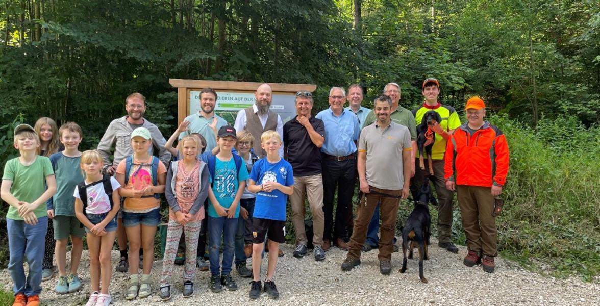 Eröffnung des Walderlebnispfades Aystetten