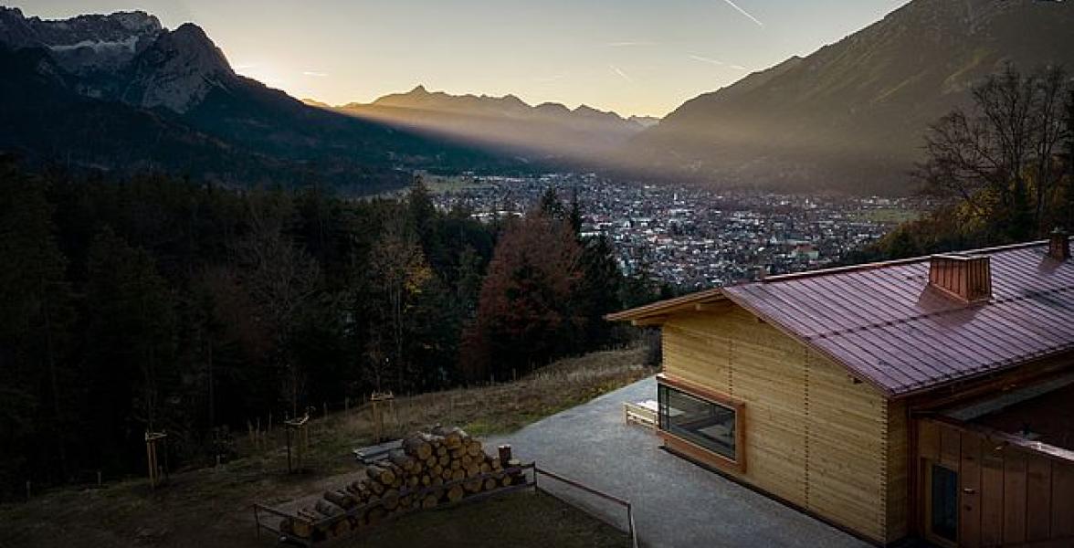 Hütte in den Bergen