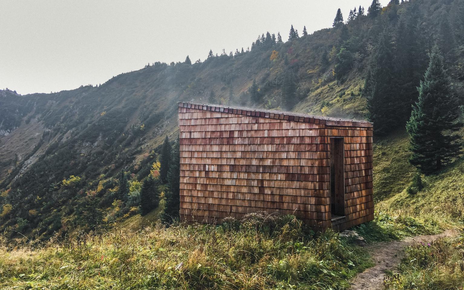 Gamsbeobachtungsstation am Grubereck